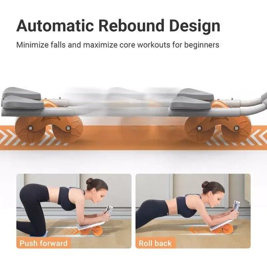 2 - in - 1 Widen Automatic Rebound Ab Roller - Kasbah Souq