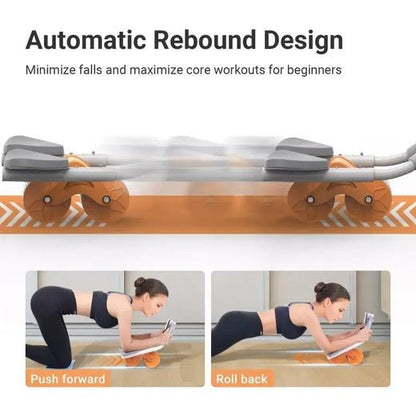 2 - in - 1 Widen Automatic Rebound Ab Roller - Kasbah Souq