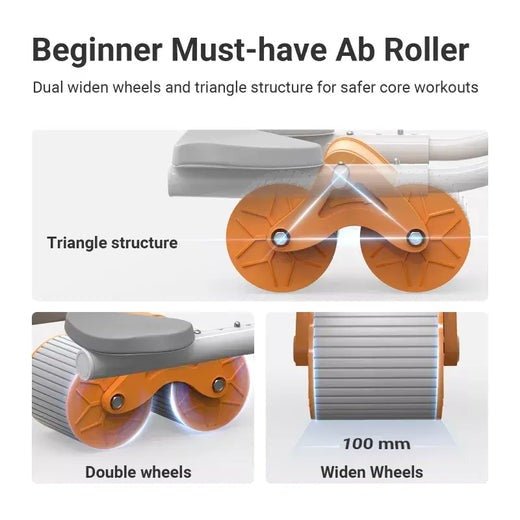 2 - in - 1 Widen Automatic Rebound Ab Roller - Kasbah Souq
