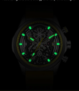 MEGIR Men's Luxury Sports Watch | Luminous Dial & Date Display