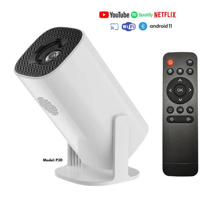 Mini Smart Android Portable Projector - 4K home theater Projector - Kasbah Souq